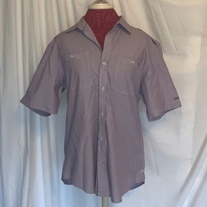 Purple Sean John button up shirt
